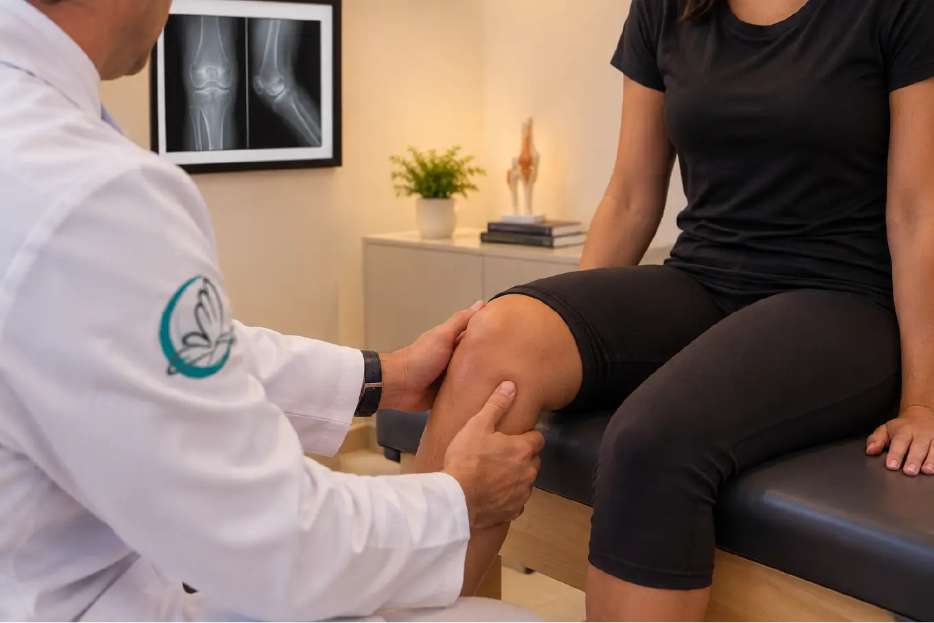Atendimento médico ortopédico na Clínica Levitar