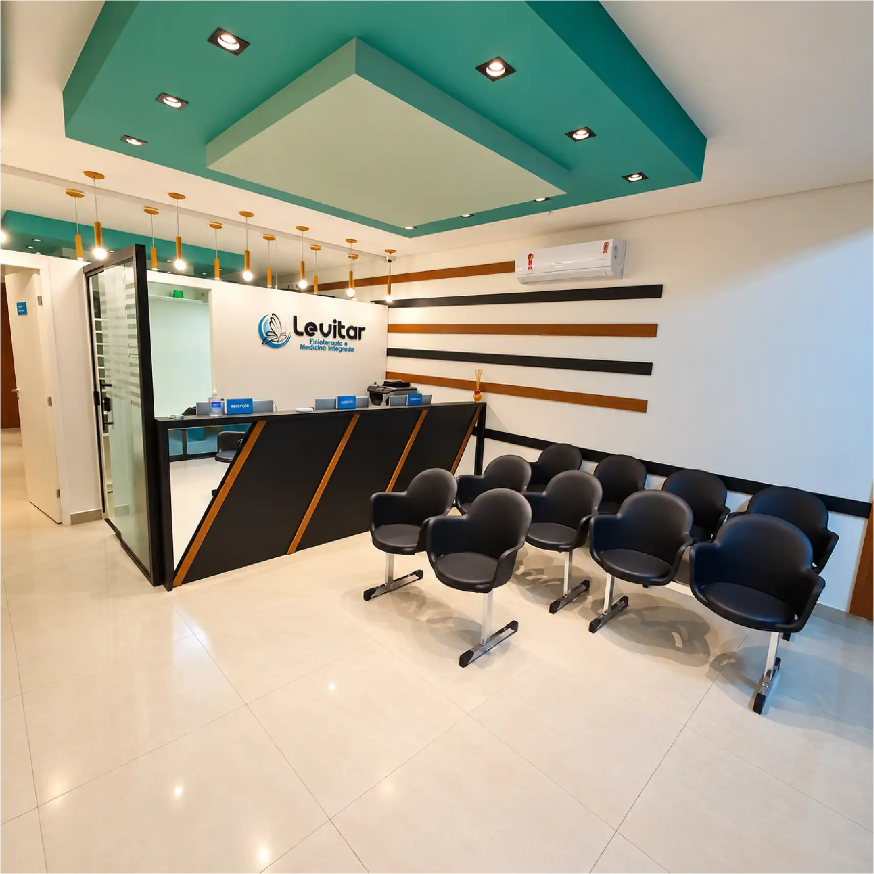 Recepção da Clínica Levitar